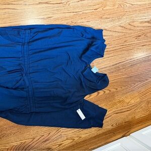 Navy Blue Short sleeve jumpsuit